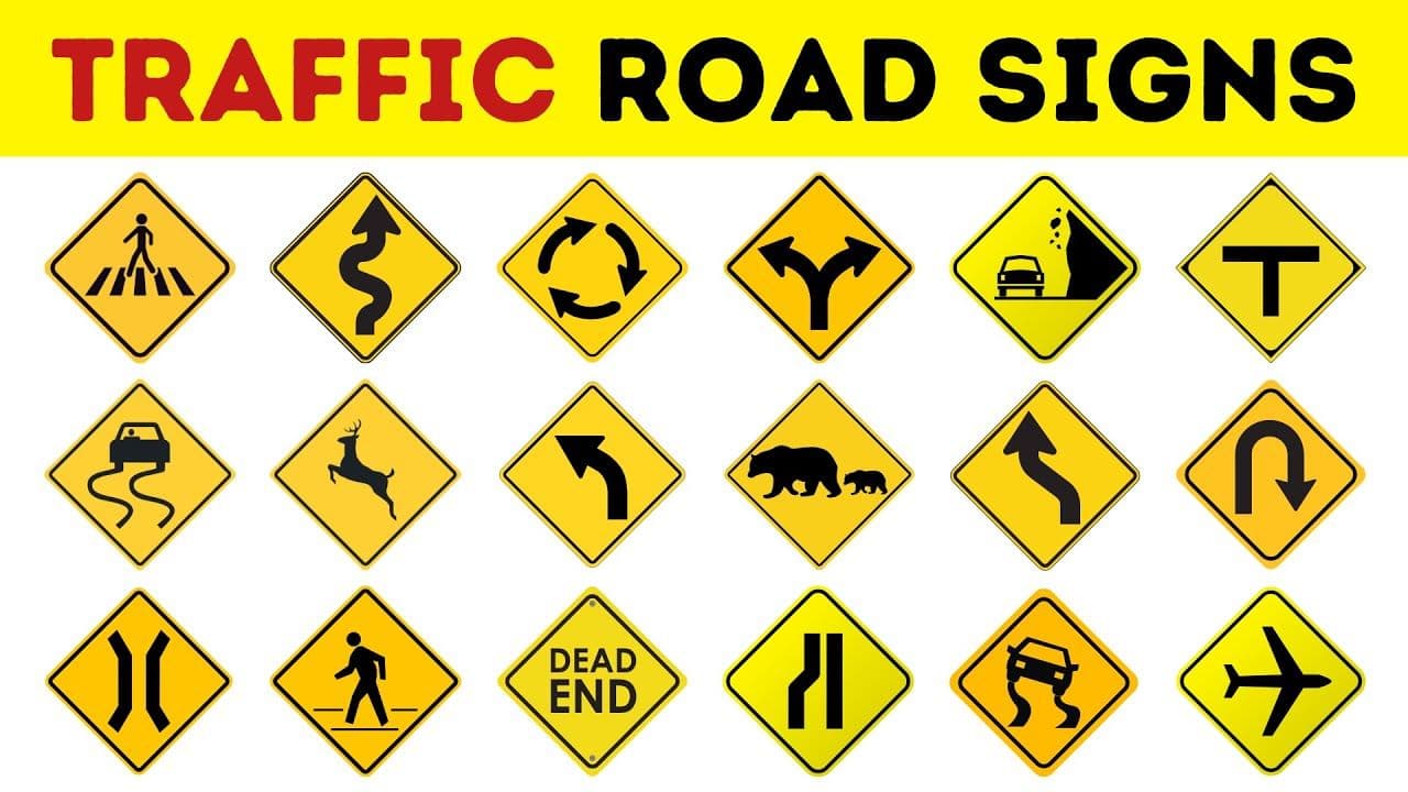 Why Road Signs Are Mostly Black and Yellow
