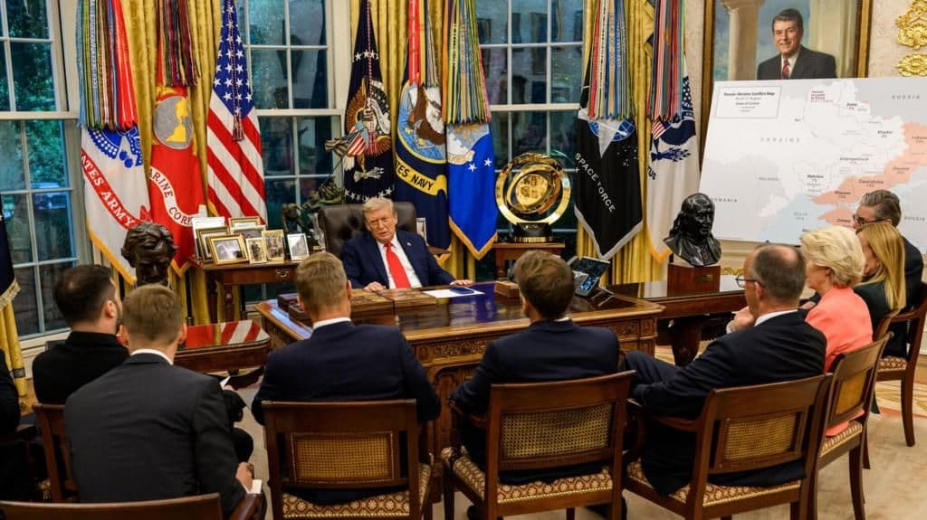 Trump’s Ukraine Strategy Focuses on Aid and Diplomacy Over Military Presence